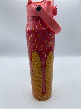 Frost Buddy Ice Cream Cone Water Bottle Cute Aesthetic Sprinkle Tumbler 32oz